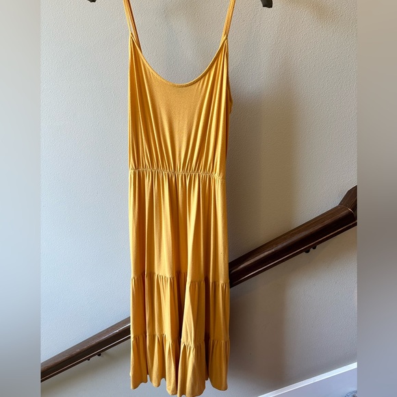 Yellow maxi Gibson dress, size Small - Picture 2 of 3